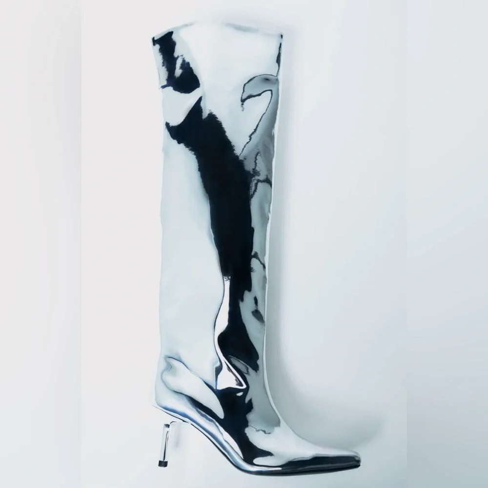 Zara metallic over